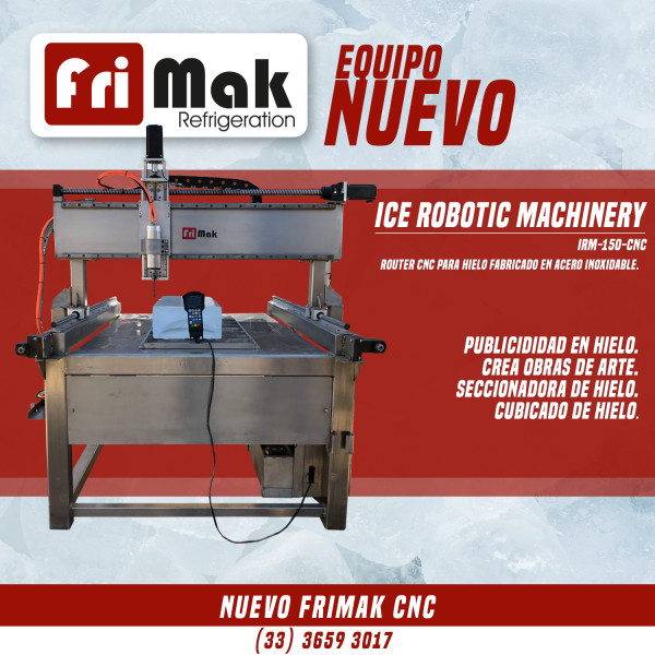 crea figuras en hielo con nuestra maquina cnc