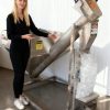 embolsadora para hielo industrial con tolva receptora y transportador helicoidal embolsadora para hielo industrial con tolva receptora y transportador helicoidal