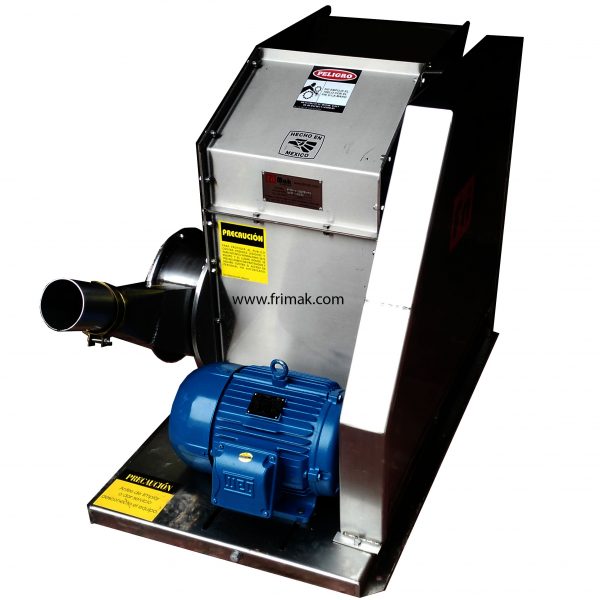 trituradora para barra de hielo, alimentación por gravedad, salida por manguera